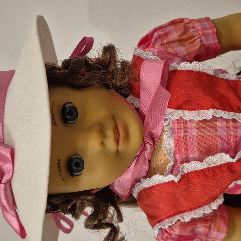 RETIRED American Girl Marie-Grace Doll, Party Outfit, Fancy Coat, & Boots - Picture 2 of 16
